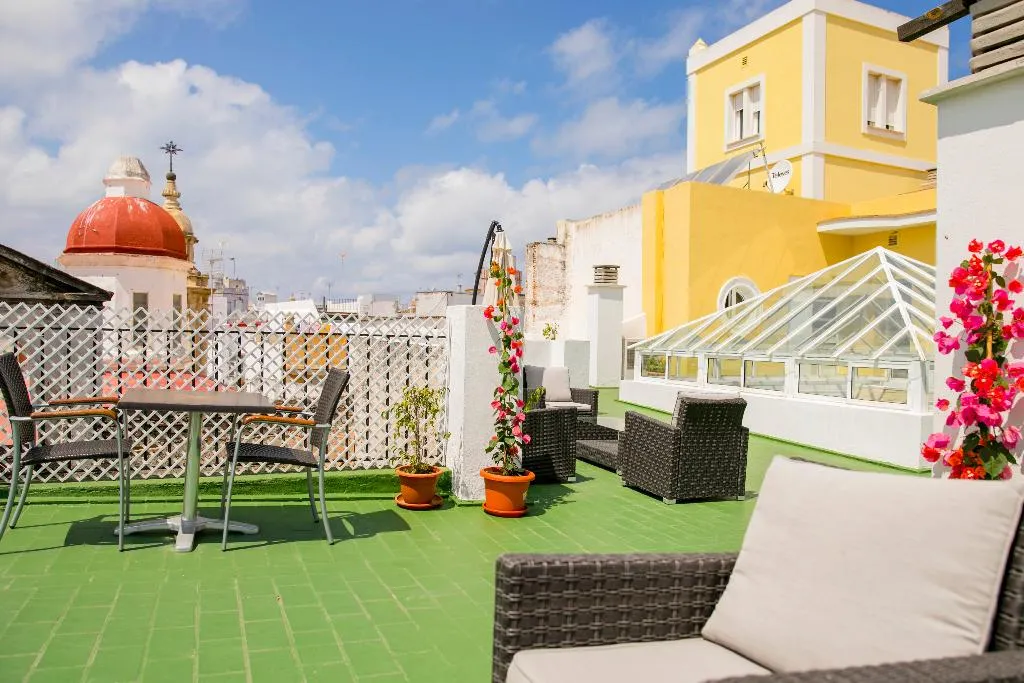 Terrace, Hotel Las Cortes De Cadiz, Costa De La Luz