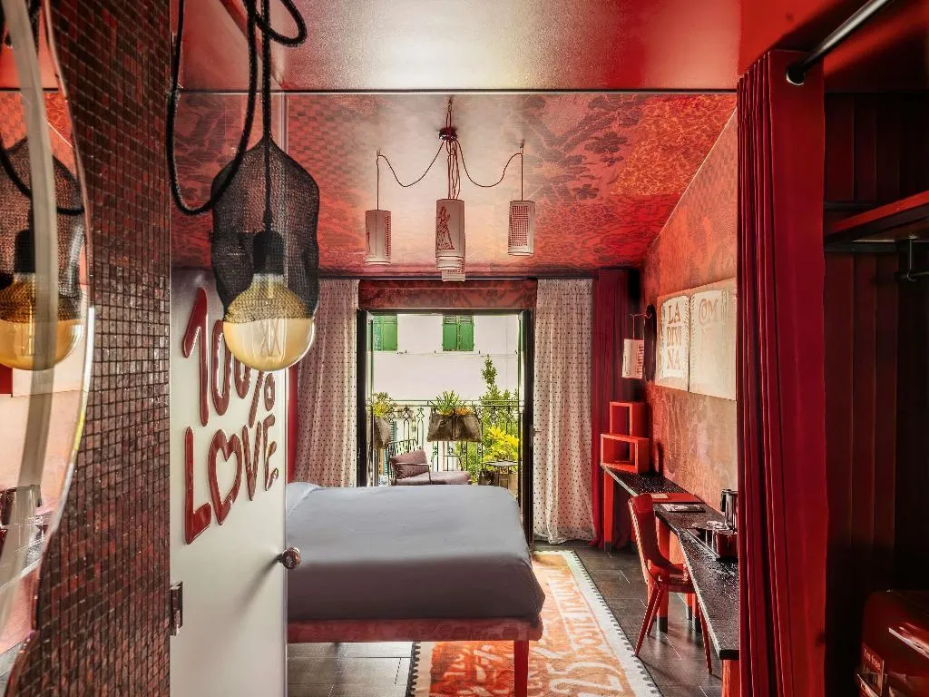 DOUBLE WITH BALCONY Room, 25hours Hotel Piazza San Paolino, Florence