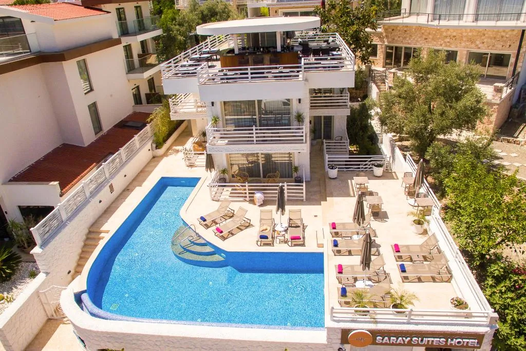 Terrace, Kalkan Saray Suites, Dalaman