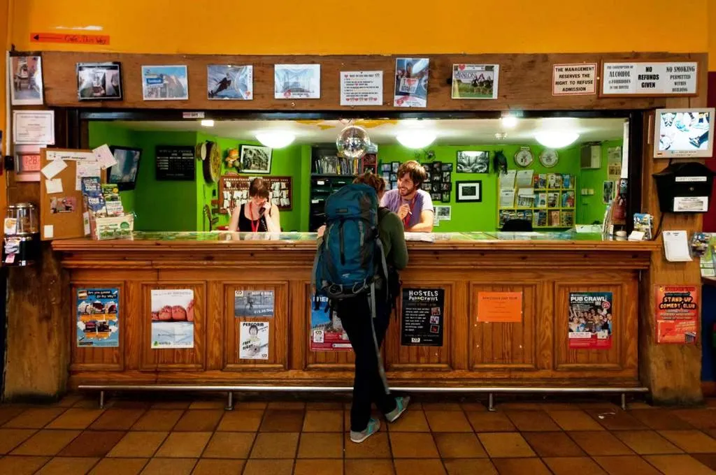 Lobby, Avalon House Hostel, Dublin