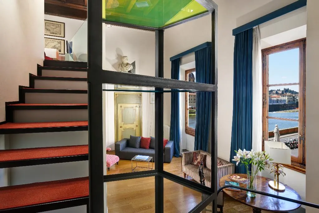 SUITE DELUXE RIVER VIEW Room, Leone Blu Suites | UNA Esperienze, Florence