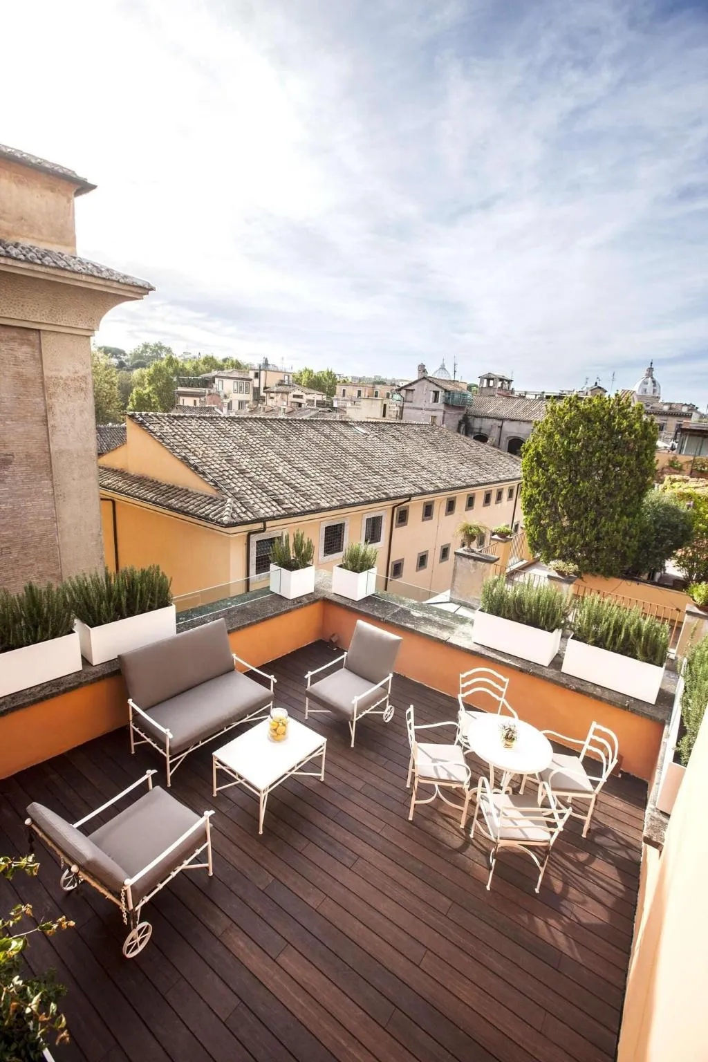 Terrace, Dom Hotel Roma, Rome