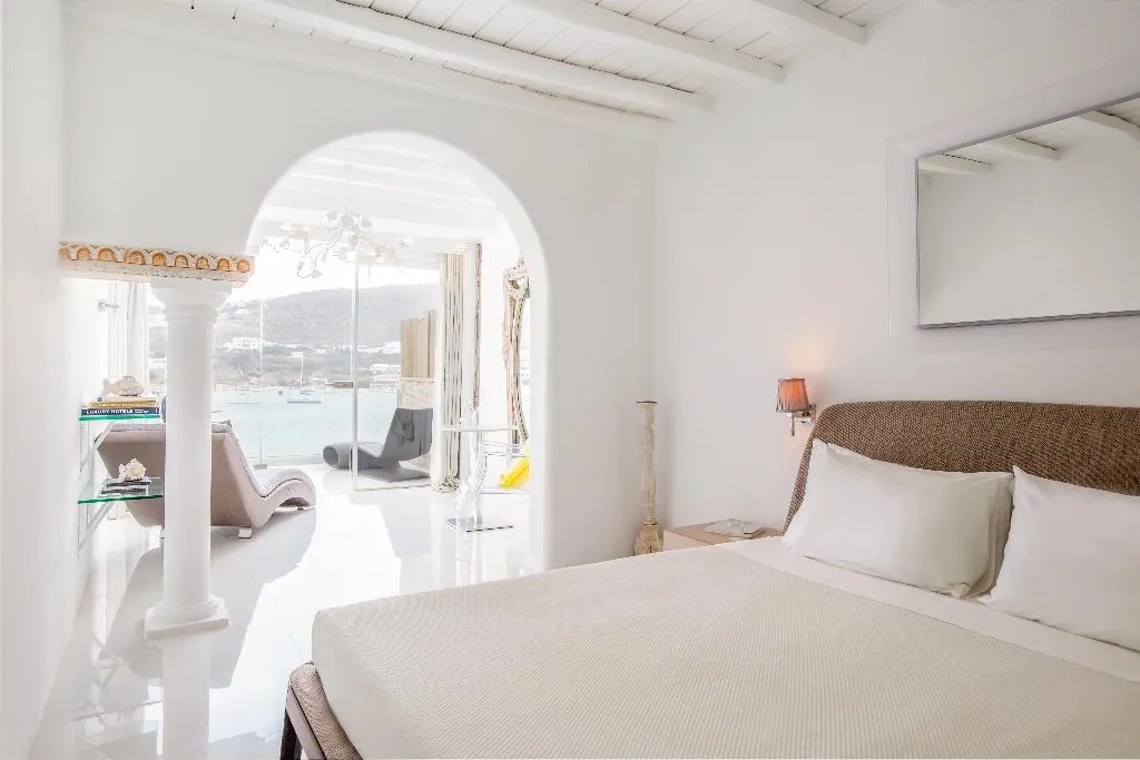 JUNIOR SUITE SEA VIEW Room, Kivotos Mykonos, Mykonos