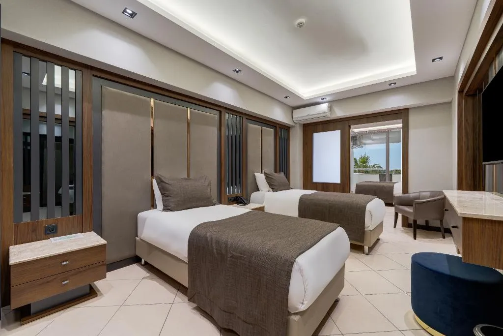 FAMILY ROOM SEA VIEW Room, Batihan Beach Resort & Spa, Izmir
