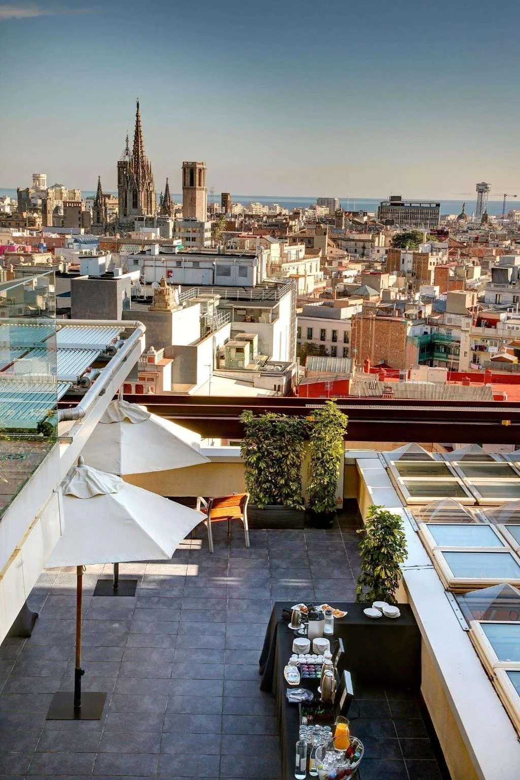 Terrace, Olivia Plaza Hotel, Barcelona