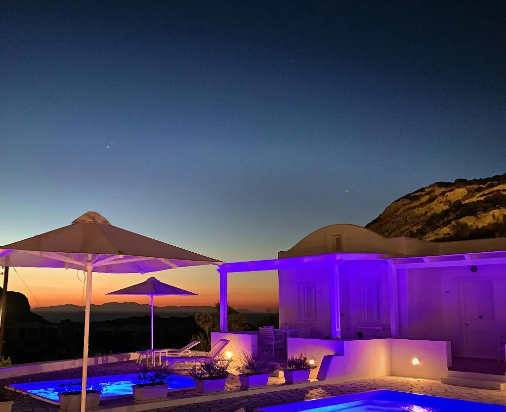 General view, Katharos Pool Villas, Santorini