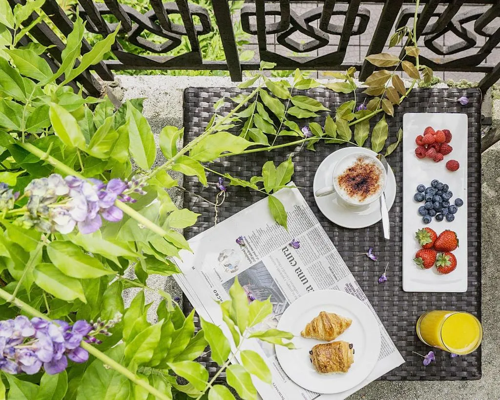 Terrace, Sheraton Diana Majestic, Milan