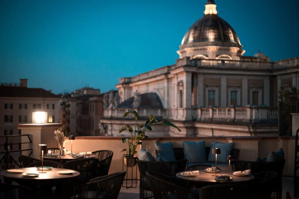 Terrace, The Major Hotel, Rome