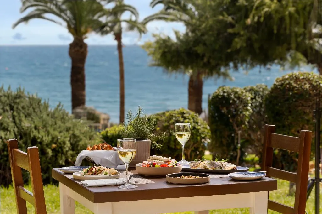 Restaurant, Mediterranean Beach, Cyprus