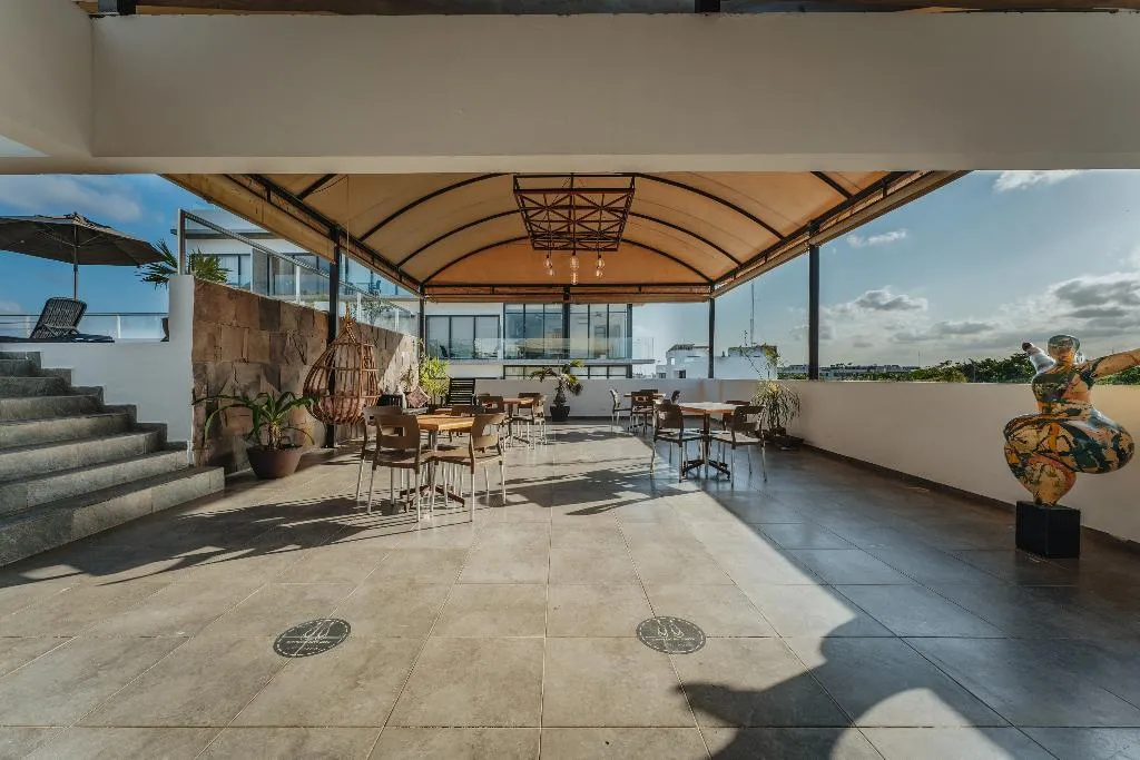 Terrace, Soho Playa Hotel, Playa Del Carmen