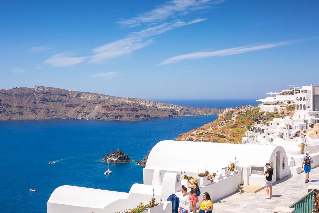 General view, Stelios Rooms Golden View, Santorini