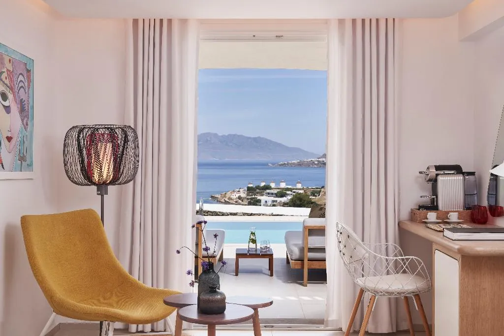DOUBLE SEA VIEW WITH PRIVATE POOL Room, Myconian Kyma, a Member of Design Hotels, Mykonos