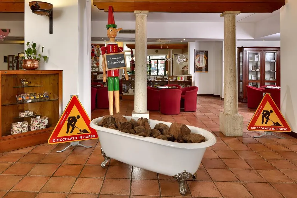 Lobby, Etruscan Chocohotel, Perugia