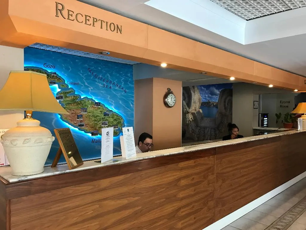 Lobby, The Bugibba Hotel, Malta