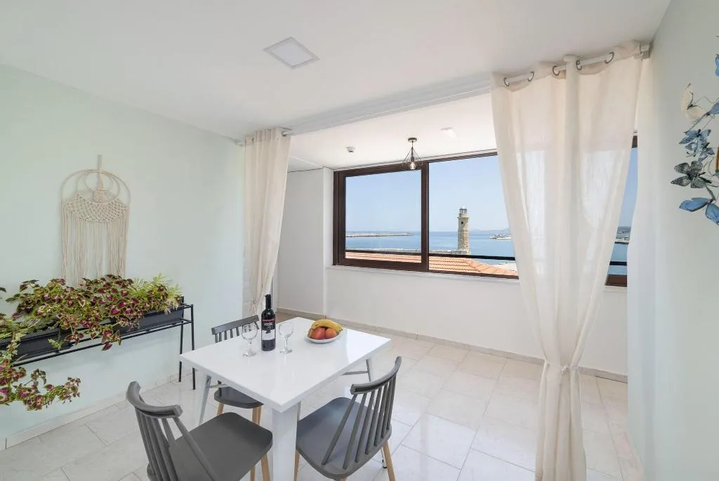Terrace, Faros Beach Hotel, Crete