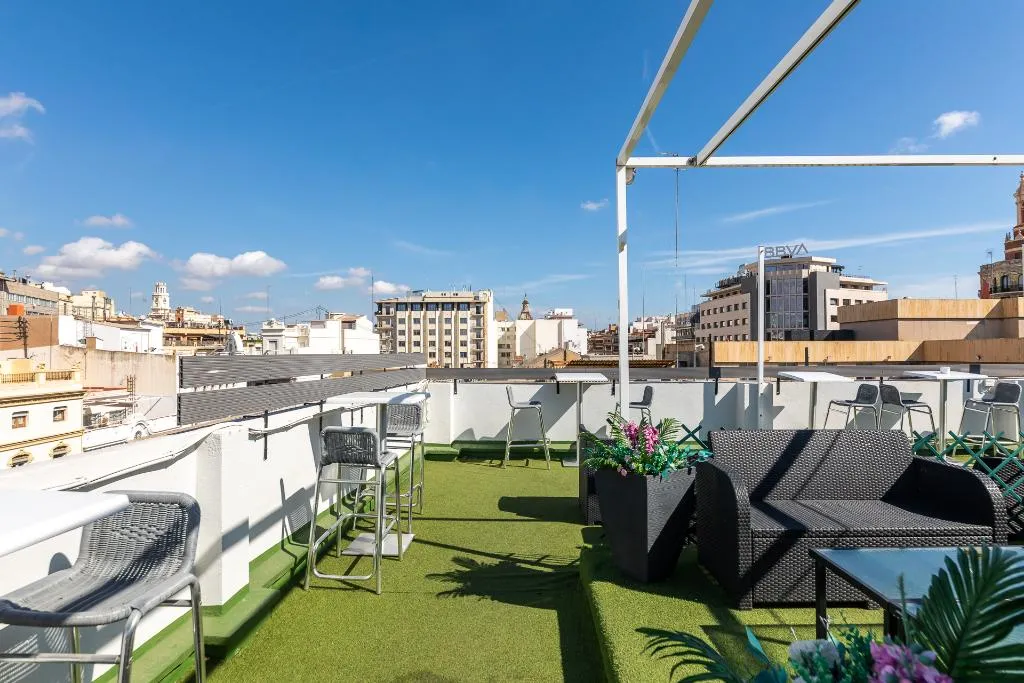 Terrace, Sweet Hotel Continental, Valencia