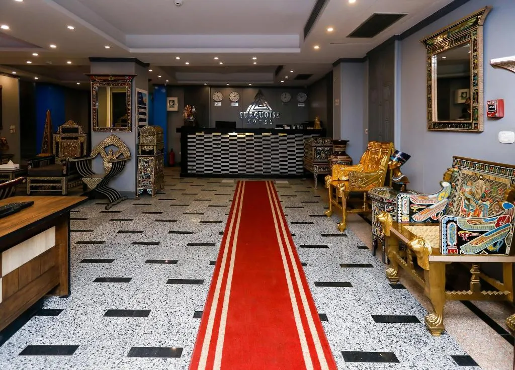 Lobby, Turquoise Pyramids Hotel, Cairo