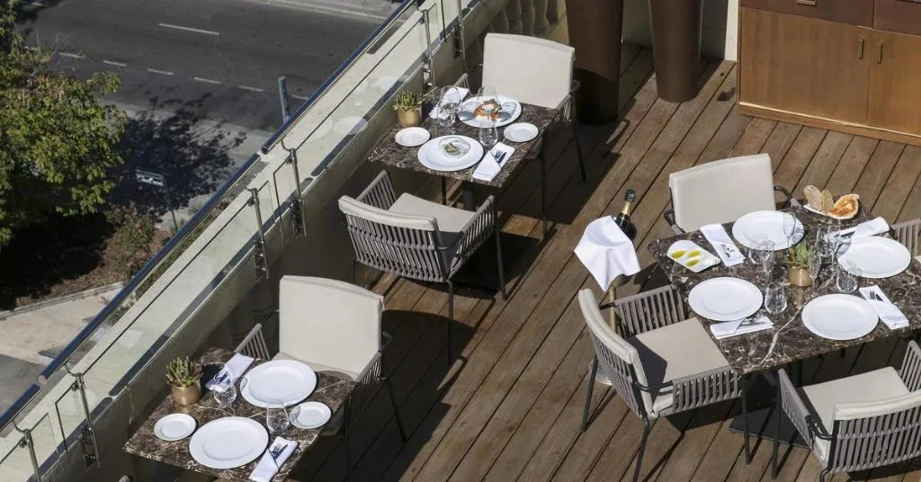 Terrace, Hotel Fenix Gran Meliá, Madrid