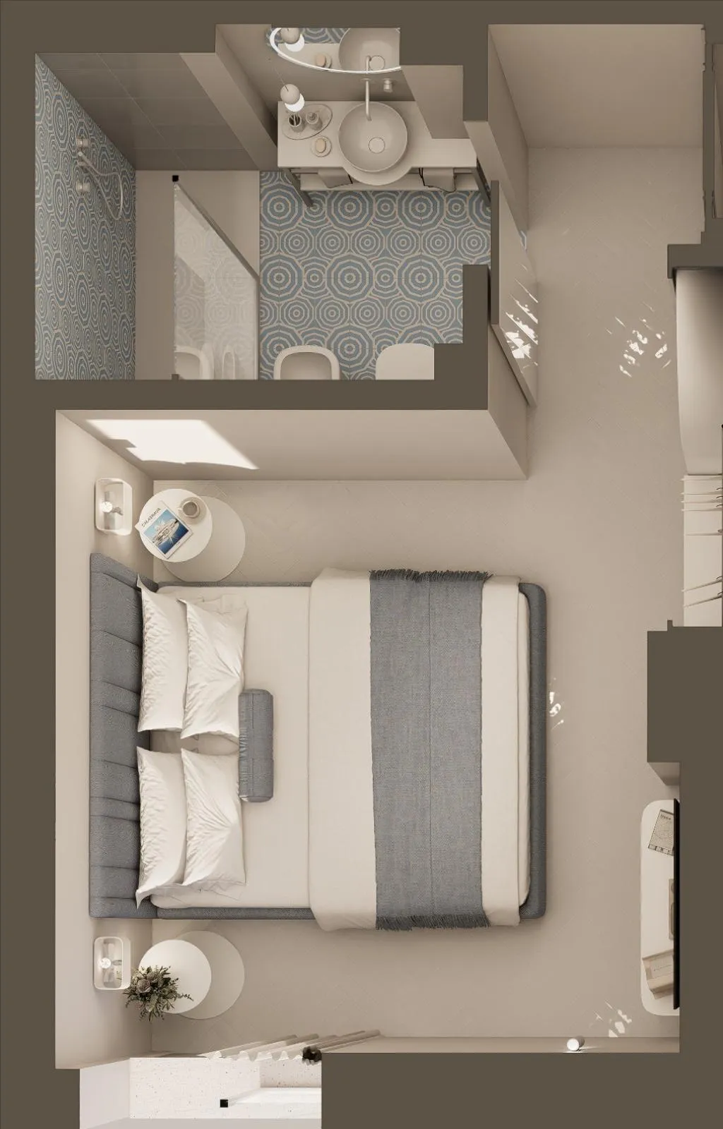 DOUBLE DELUXE SEA VIEW Room, Hotel Club Due Torri, Naples