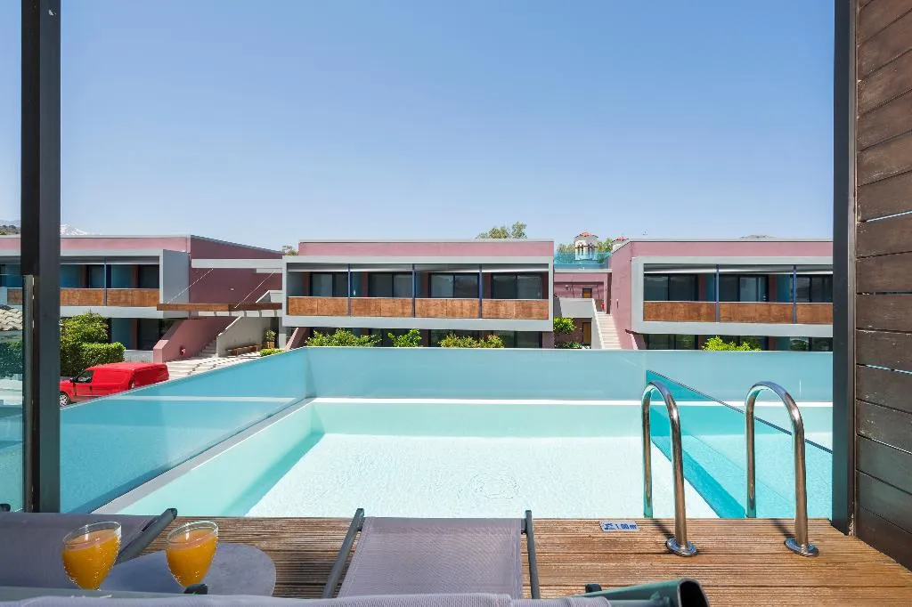 Double or Twin SUPERIOR WITH PRIVATE POOL Room, Harmony Boutique Resort, Crete