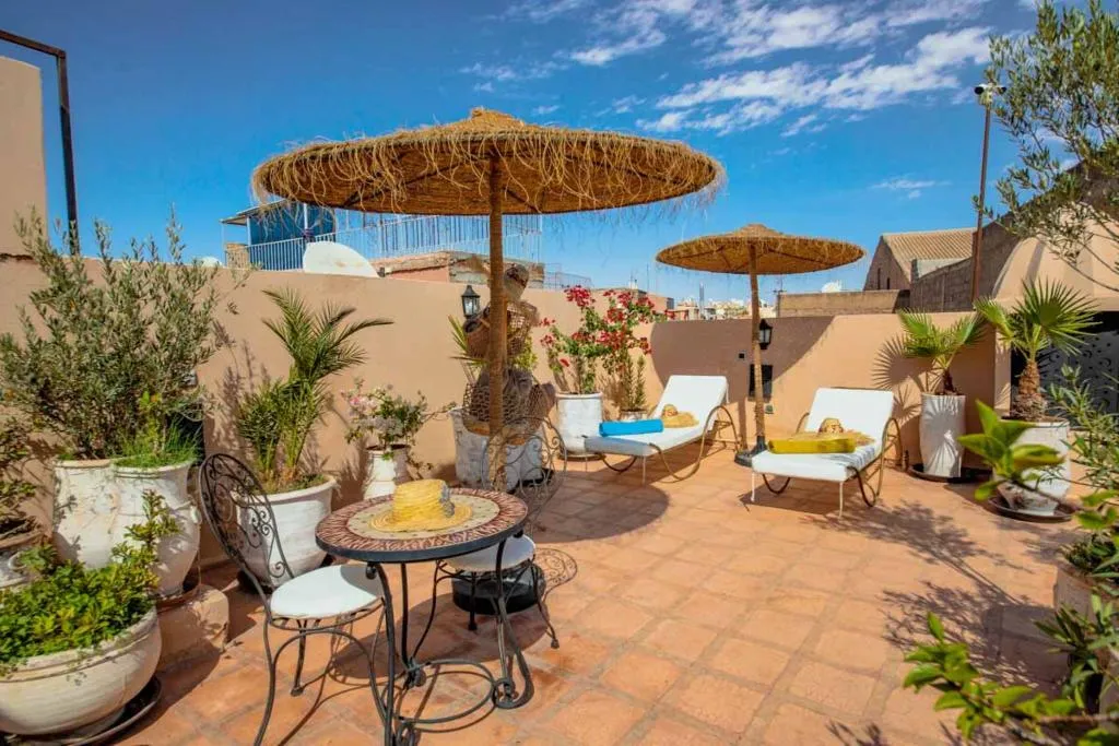 Terrace, Riad 7 Saints, Marrakech