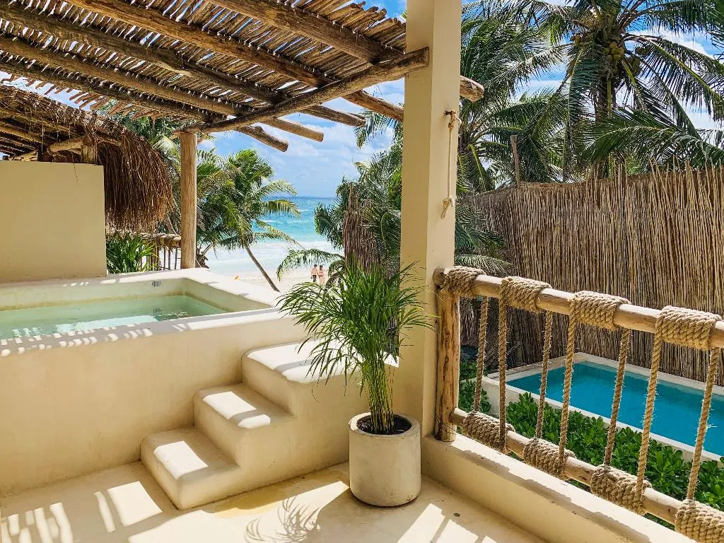 DOUBLE SEA VIEW WITH PRIVATE POOL Room, Dune Boutique Hotel Tulum, Cancun Area