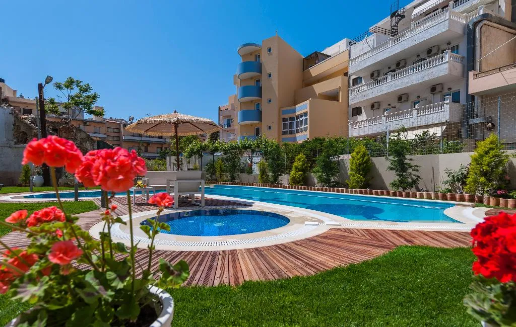 Pool, Leonidas Hotel & Apartments, Crete