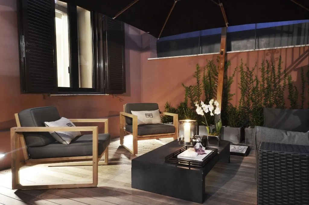 Terrace, Parioli Place, Rome