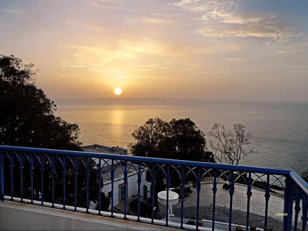 Terrace, La Villa Bleue, Tunisia