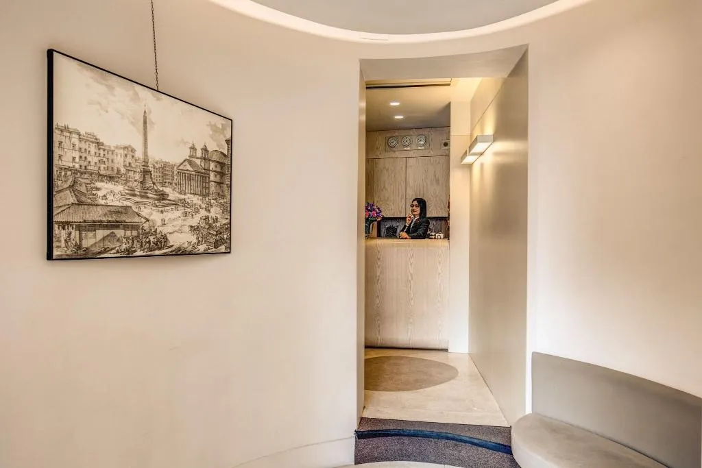 Lobby, Albergo Abruzzi, Rome