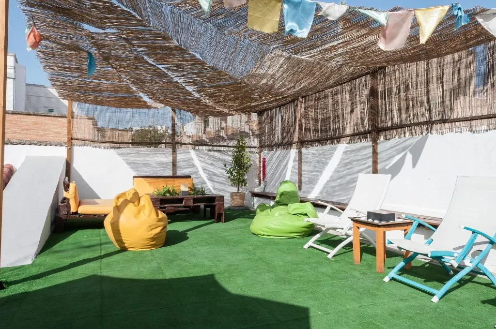Terrace, The Nomad Hostel, Seville