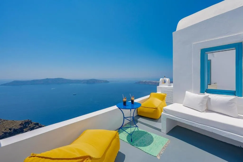 SUITE SEA VIEW WITH TERRACE Room, Sophia Luxury Suites, Santorini