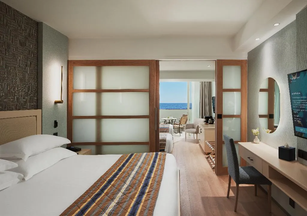 JUNIOR SUITE SEA VIEW Room, Olympic lagoon Resorts, Paphos, Cyprus