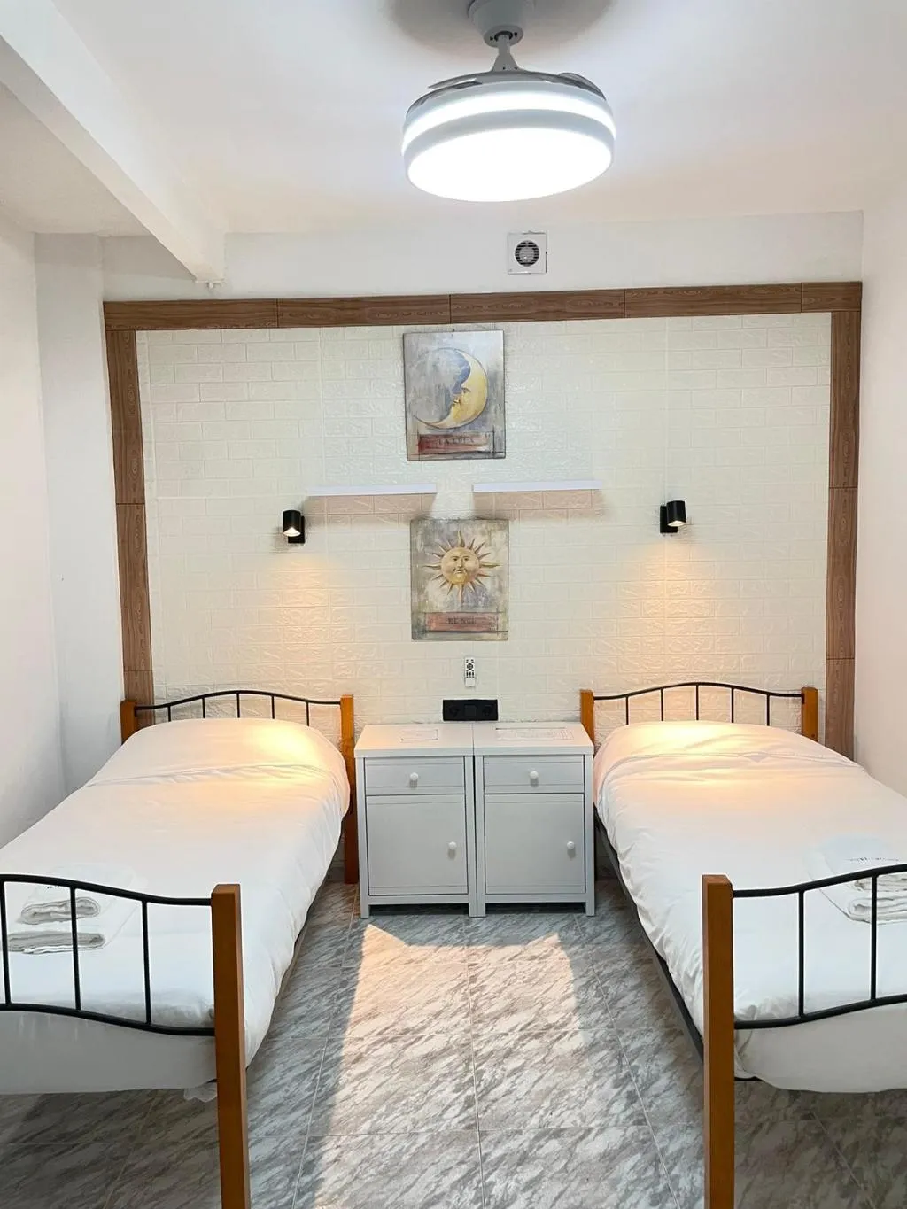 Double or Twin Shared external bathroom Room, Hotel Arganda, Madrid