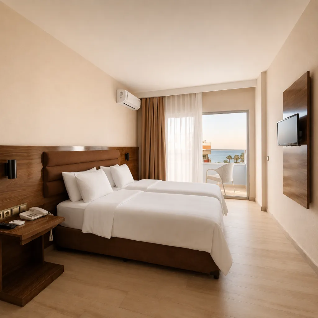DOUBLE SINGLE USE STANDARD Room, Özgür Bey Spa Hotel, Antalya