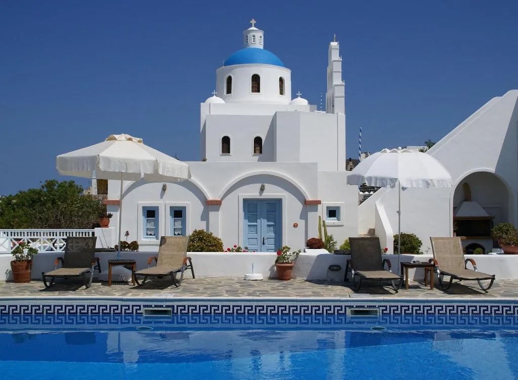 Pool, Aethrio Sunset Village, Santorini