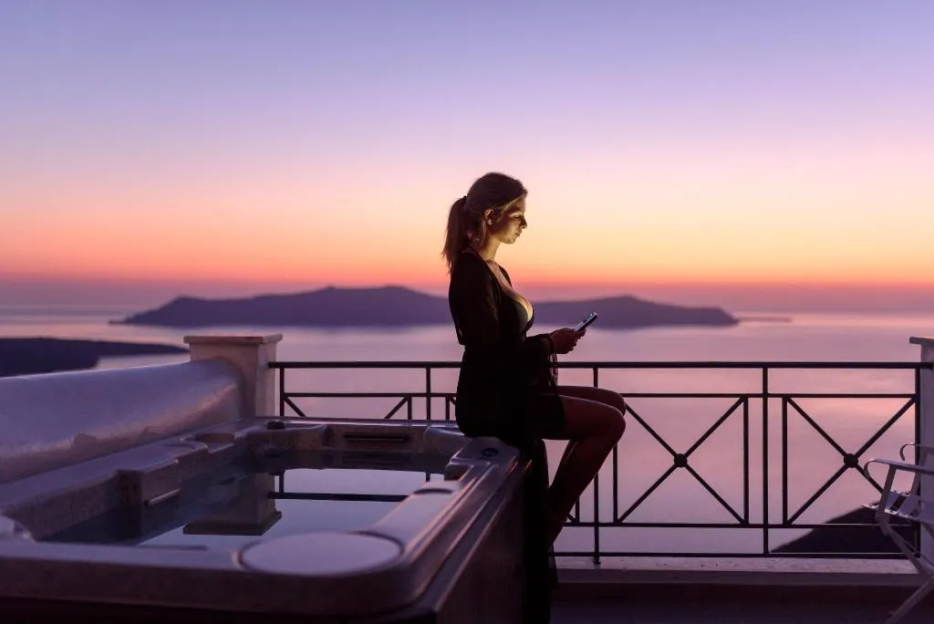 Room, Villa Renos, Santorini