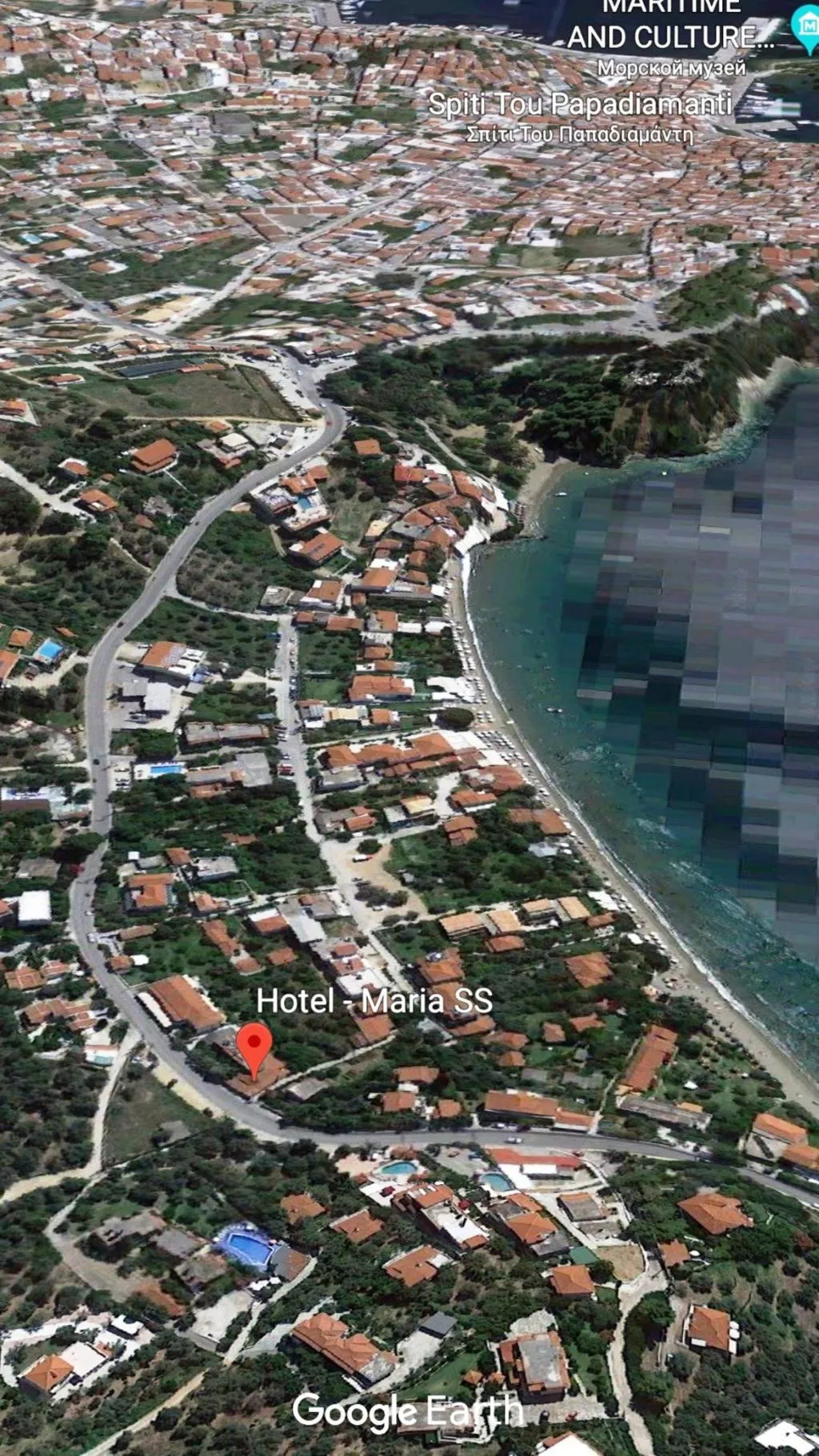General view, Maria SS, Skiathos