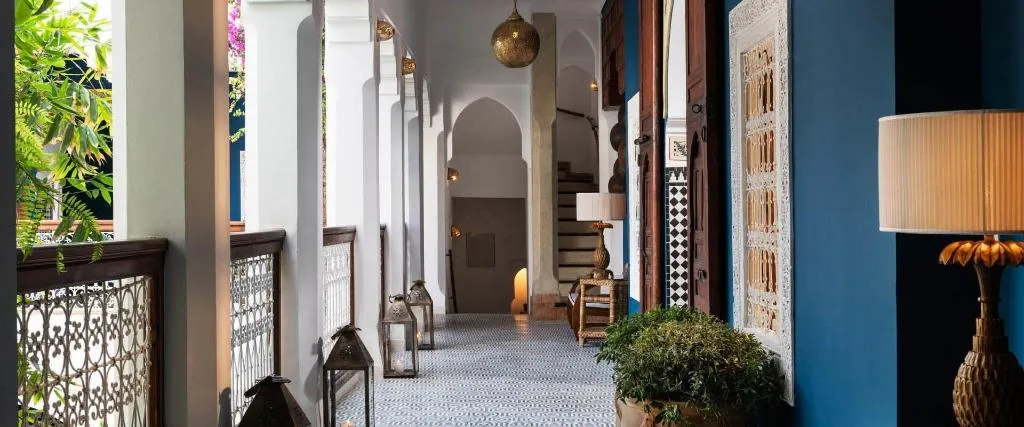 Lobby, Riad Les Yeux Bleus, Marrakech