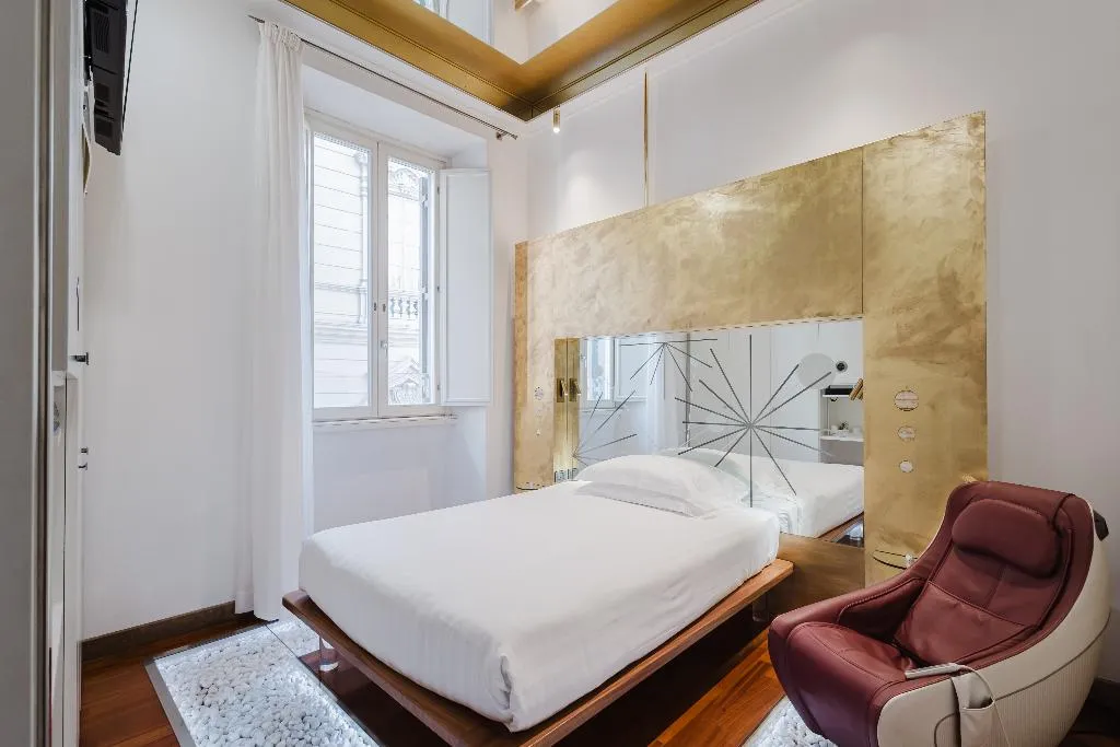 DOUBLE SINGLE USE BUSINESS Room, Hotel Trecento, Rome