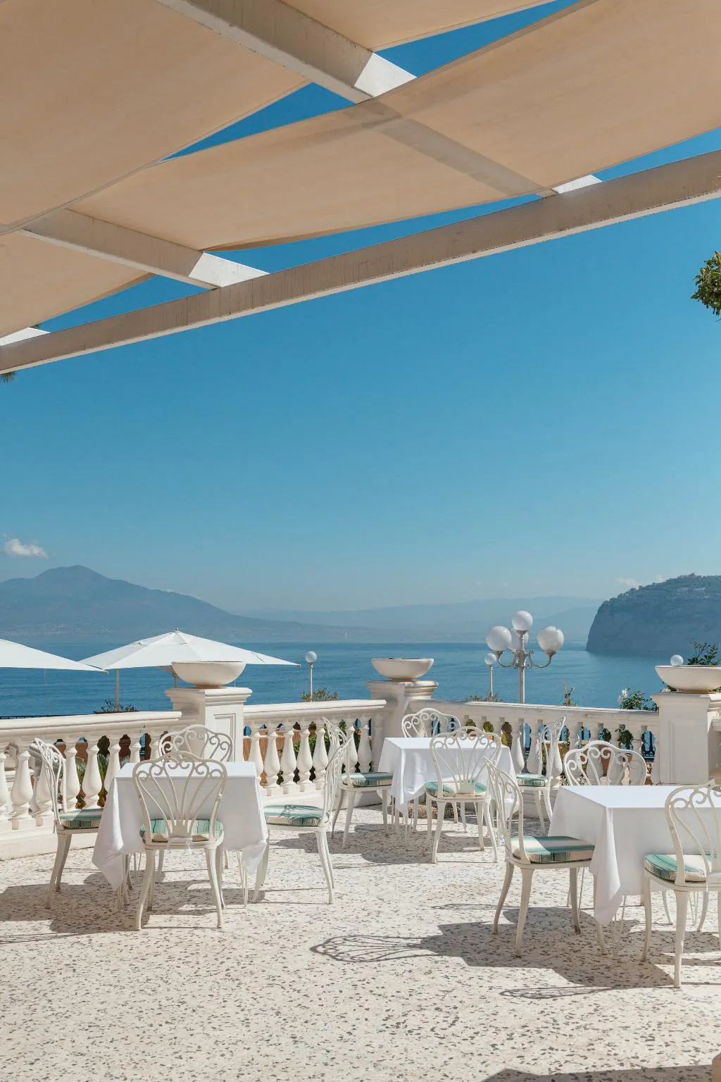 Restaurant, Grand Hotel Europa Palace, Naples