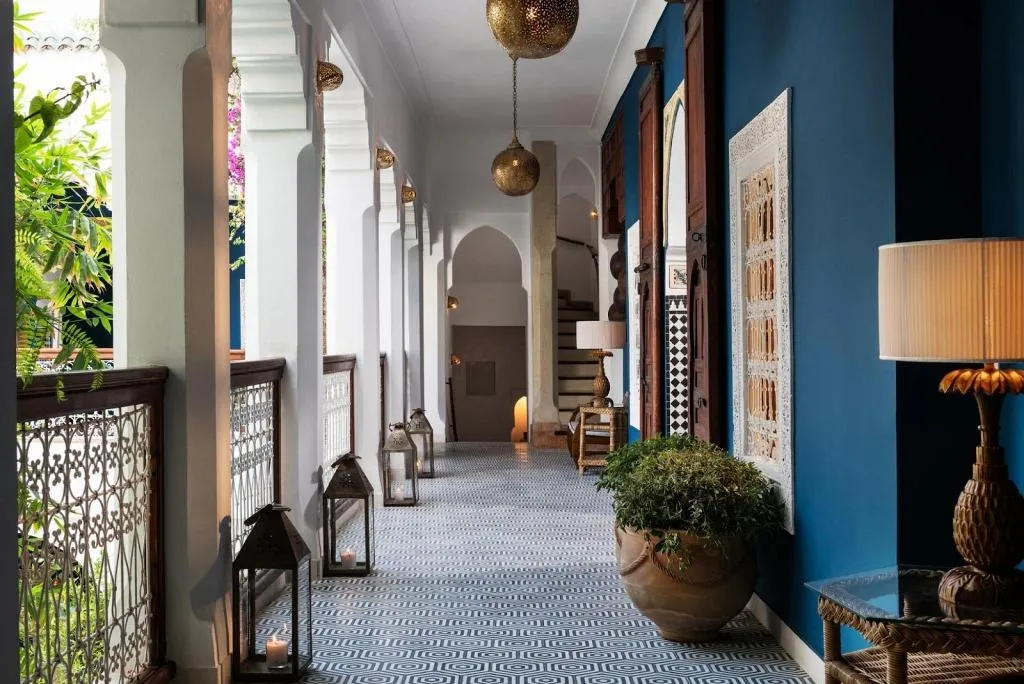 Lobby, Riad Les Yeux Bleus, Marrakech