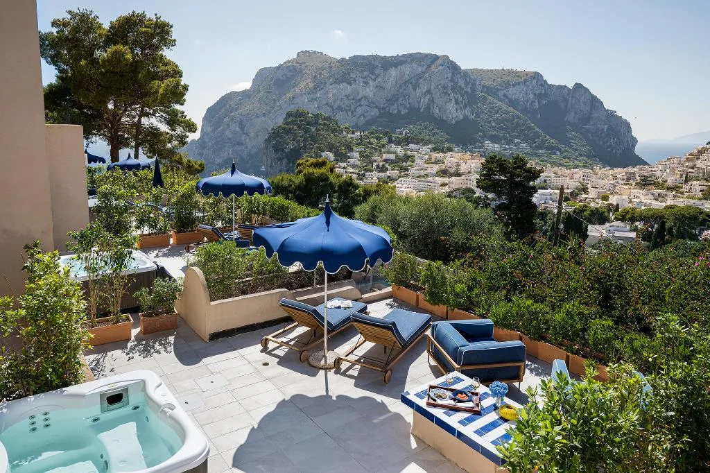 SUITE SEA VIEW WITH TERRACE Room, Villa Lia Hotel Capri, Naples