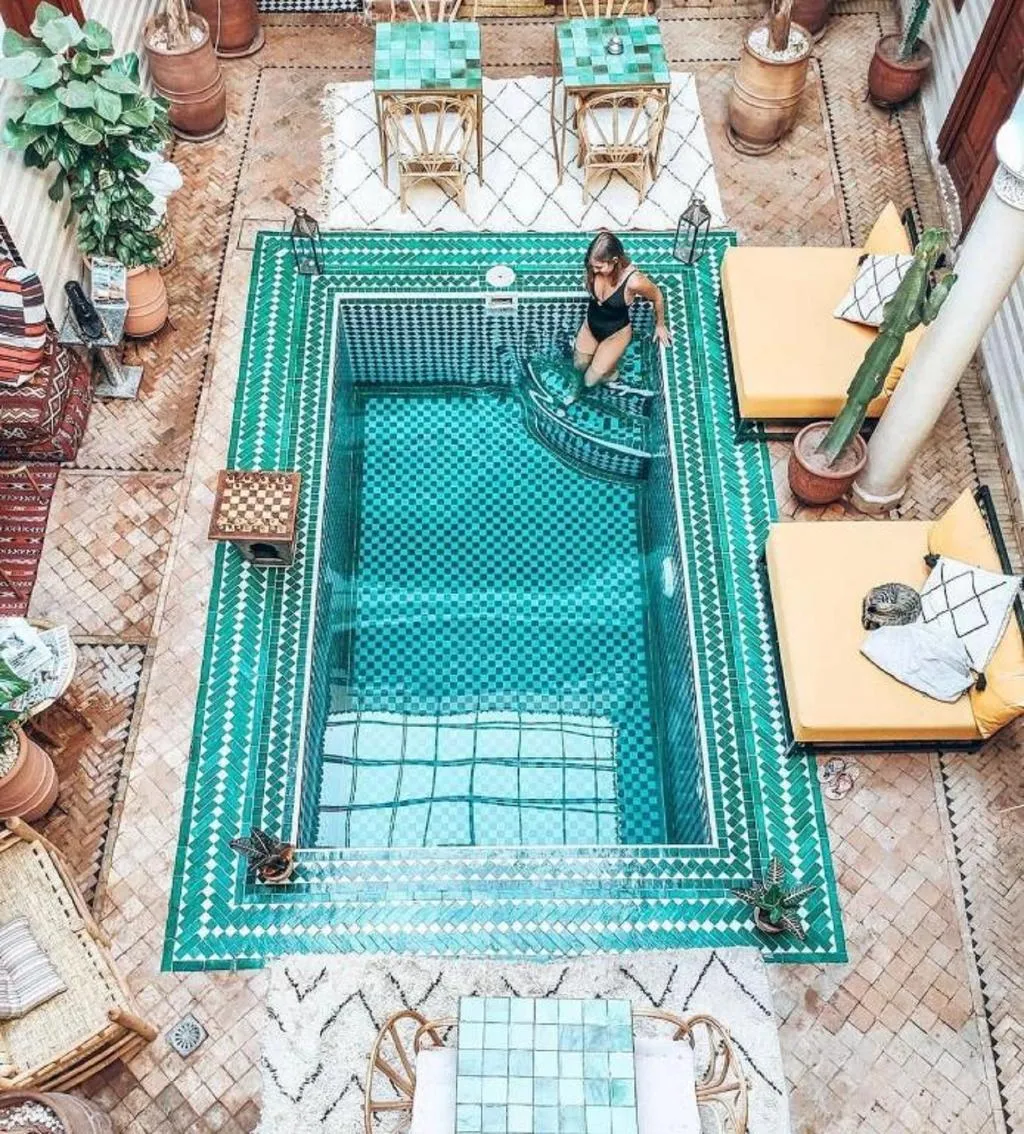 Pool, Dar Alibaba, Marrakech