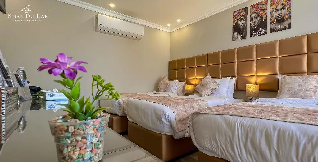 QUADRUPLE ONE BEDROOM ONE BATHROOM Room, Khan Duidar Inn - Pyramids View Rooftop, Cairo