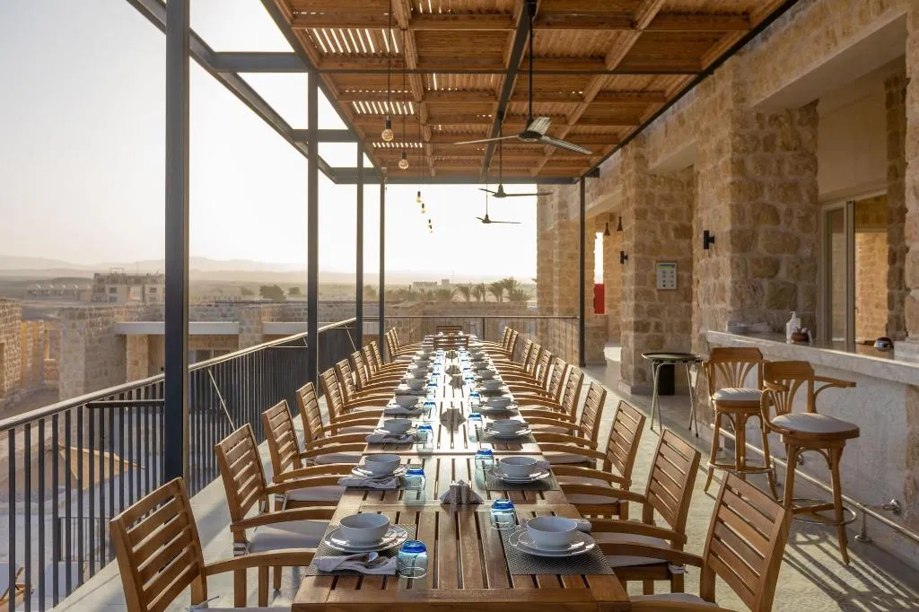 Terrace, Wadi Sabarah Lodge, Red Sea Riviera