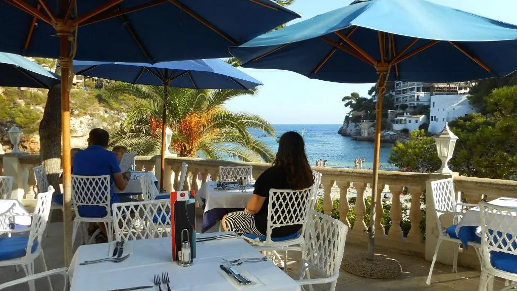 Restaurant, Hotel Cala Santanyi, Majorca