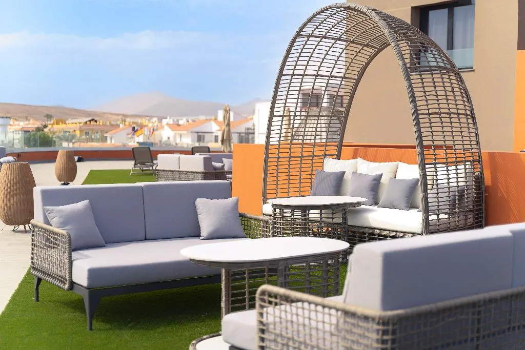 Terrace, Arena Castillo Hotel, Fuerteventura
