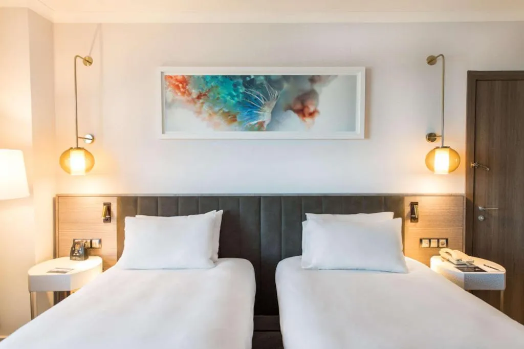 TWIN EXECUTIVE SEA VIEW Room, Hilton Diagonal Mar Barcelona, Barcelona