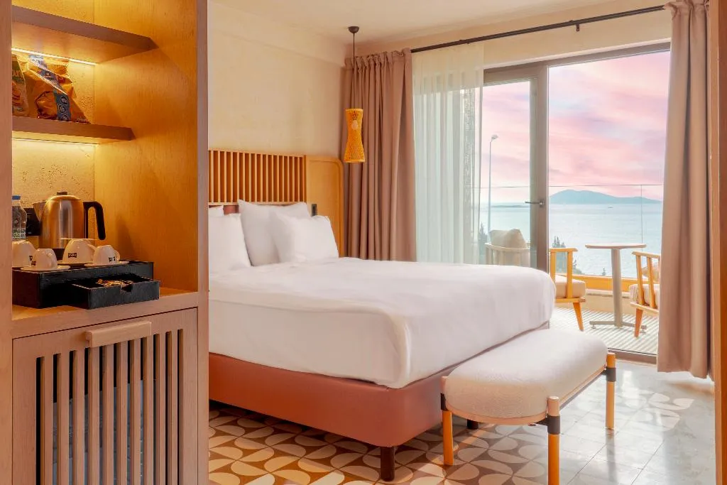 DOUBLE DELUXE SEA VIEW Room, Novva Hotels,Kaş, Dalaman
